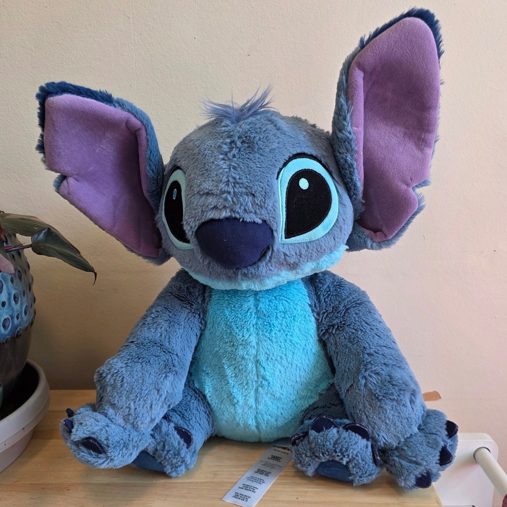 Disney 15" Plush Toy Blue Lilo & Stitch Character Stuffed Animal